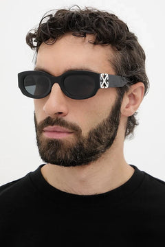 Off-White Yuvarlak Güneş Gözlüğü