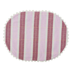 Tarta Gelatina - Platzsets aus Bio-Baumwolle – 2er-Set | Rosa