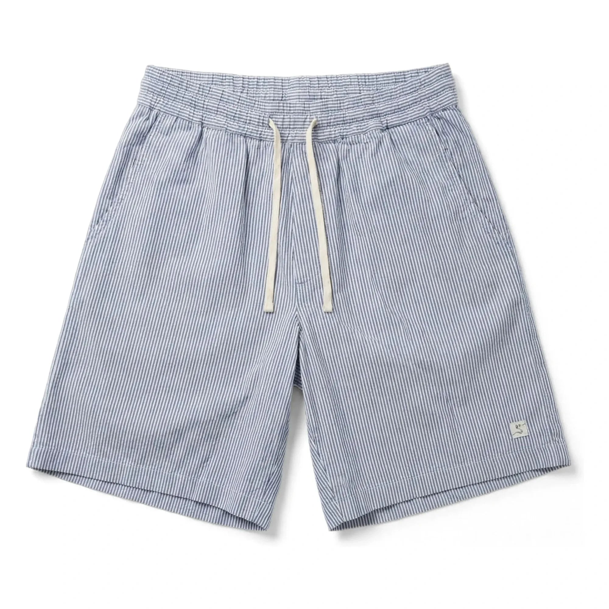 Smallable Kid - Gestreifte Tom Shorts | Königsblau