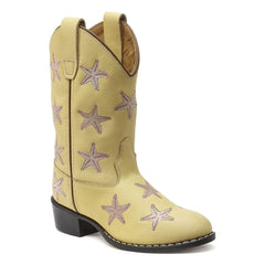 Bootstock - Cowboystiefel Starfish Leder | Blassgelb