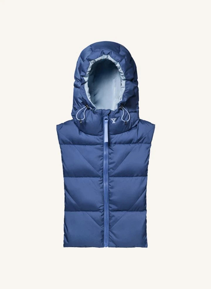 Fudoon - Wendbare Kapuzen-Daunenjacke | Eisblau