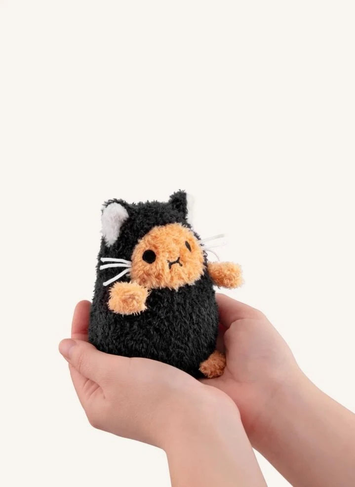 Noodoll - Plüschkatze | Schwarz