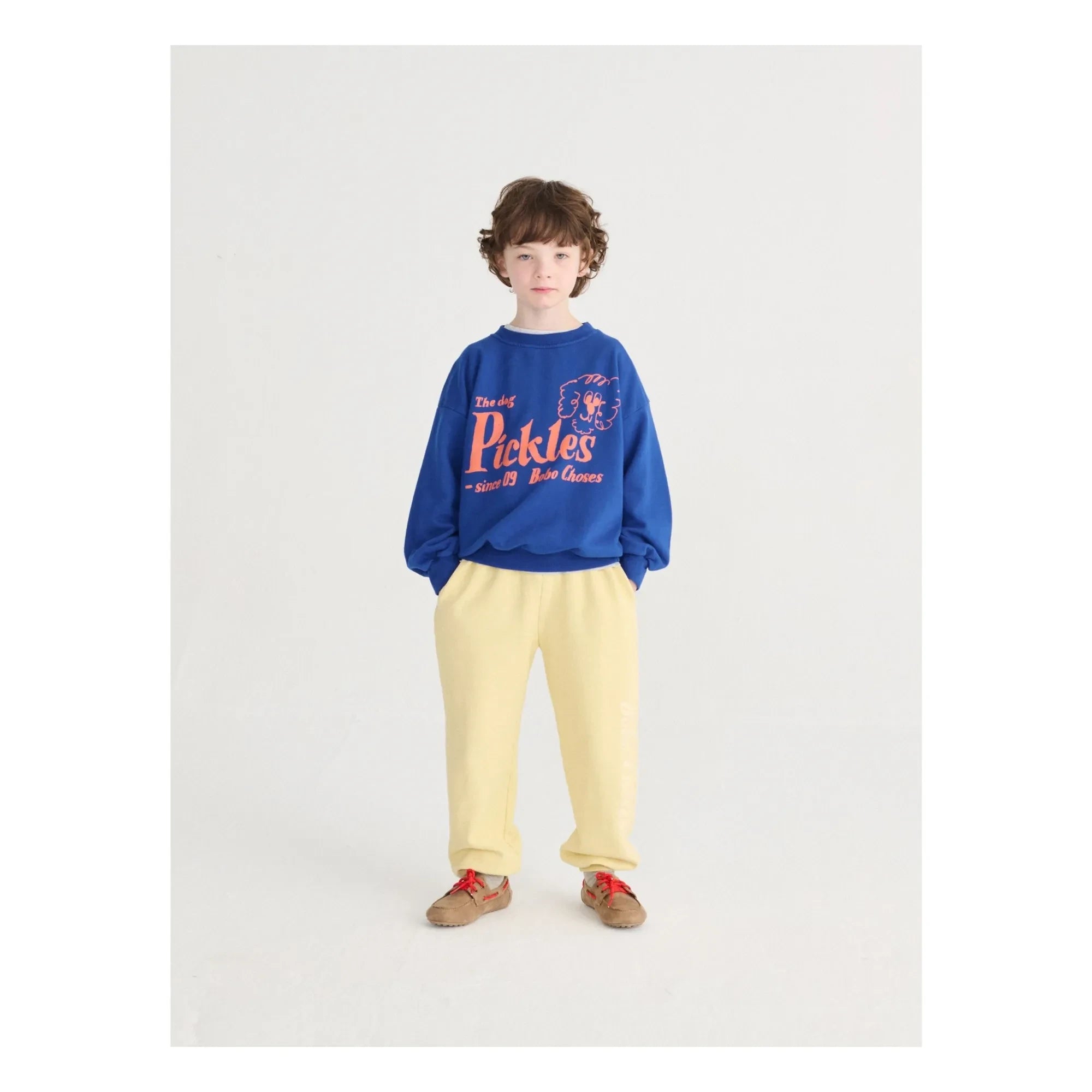 Bobo Choses - The Dog Pickles Sweatshirt aus Bio-Baumwolle | Königsblau