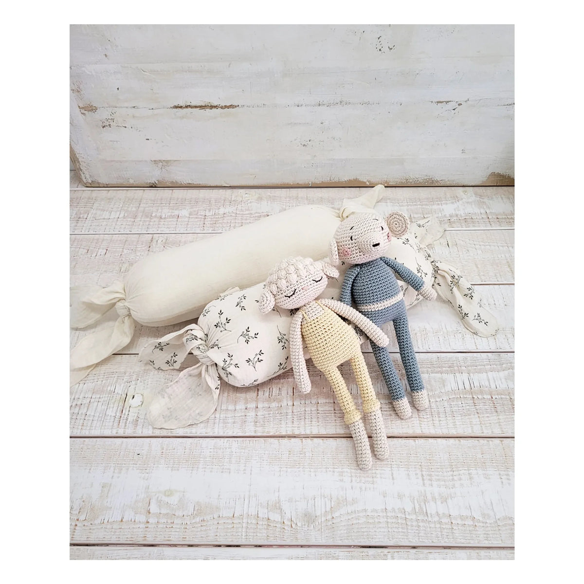 Babyshower - Elfenbeinfarbenes Kissen
