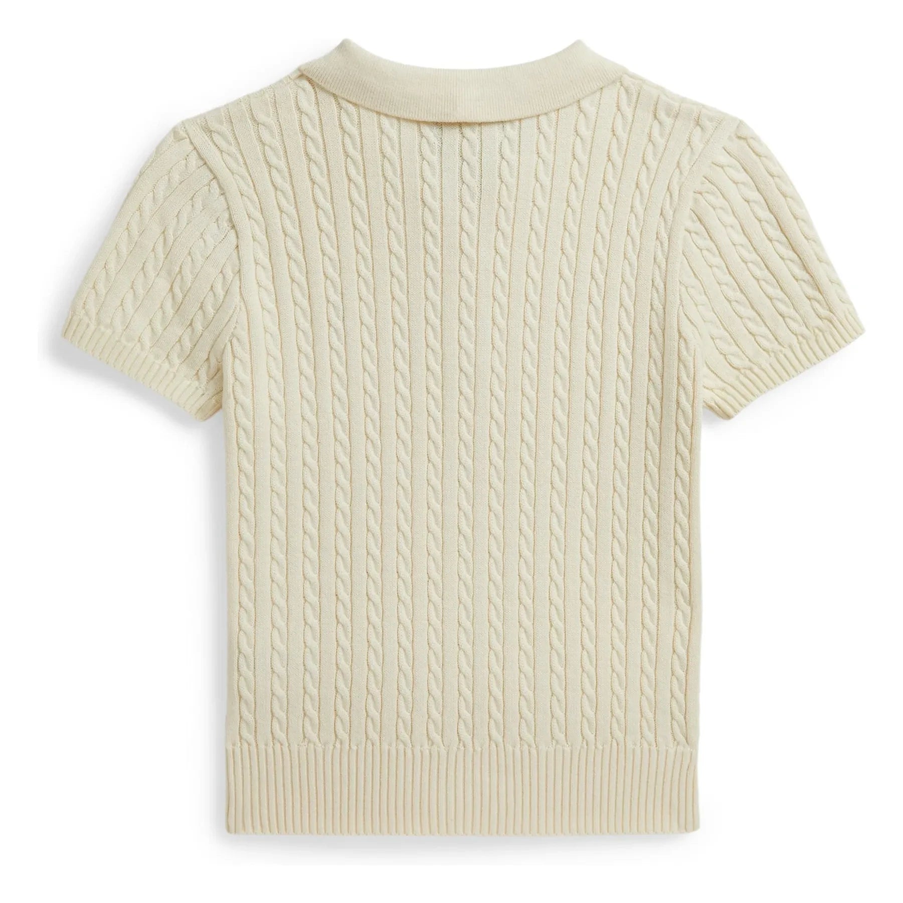 Ralph Lauren – Feinstrick-Poloshirt | Creme