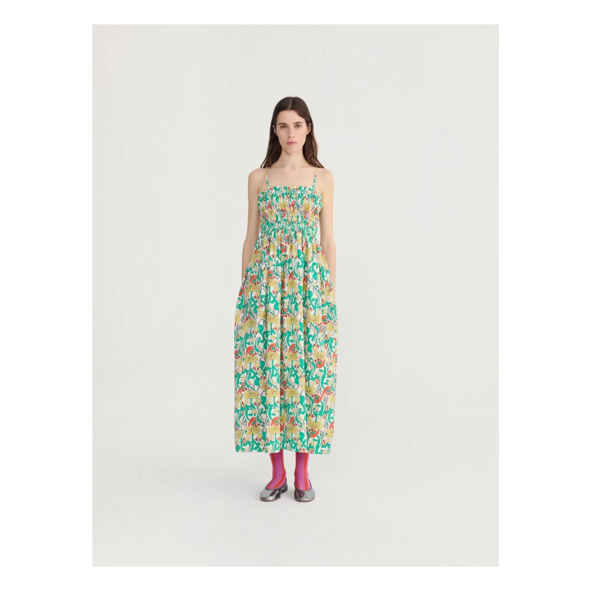 Bobo Choses - Trägerloses Kleid aus Bio-Baumwolle, Herbalist | Ecru