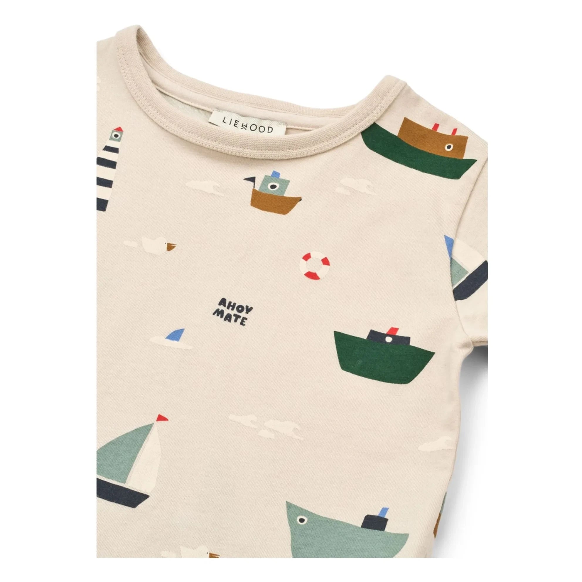 Liewood - Apia Bateaux T-Shirt aus Bio-Baumwolle | Beige