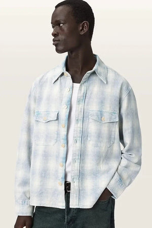 AllSaints pamuk erkek gömlek SANTOS