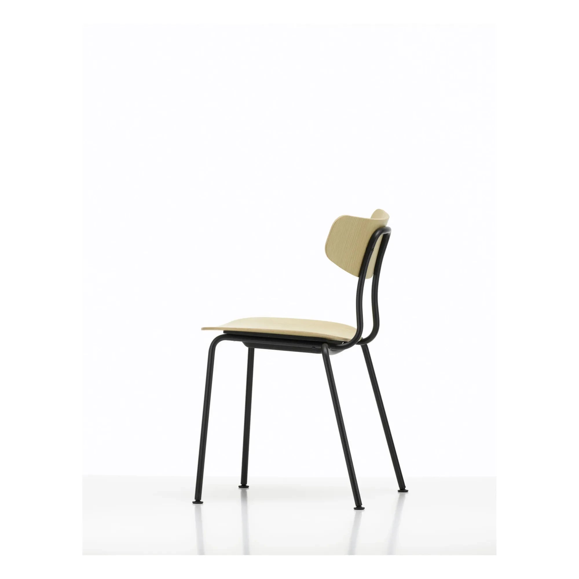 Vitra - Jasper Morrison Moca Stuhl - Schwarzer Sockel | Eiche