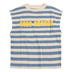Bobo Choses - Bobo Chose gestreiftes Trägershirt | Blau