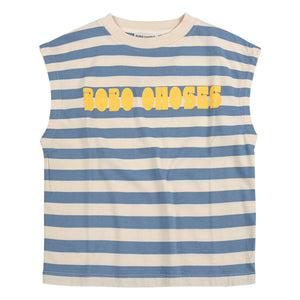 Bobo Choses - Bobo Chose gestreiftes Trägershirt | Blau