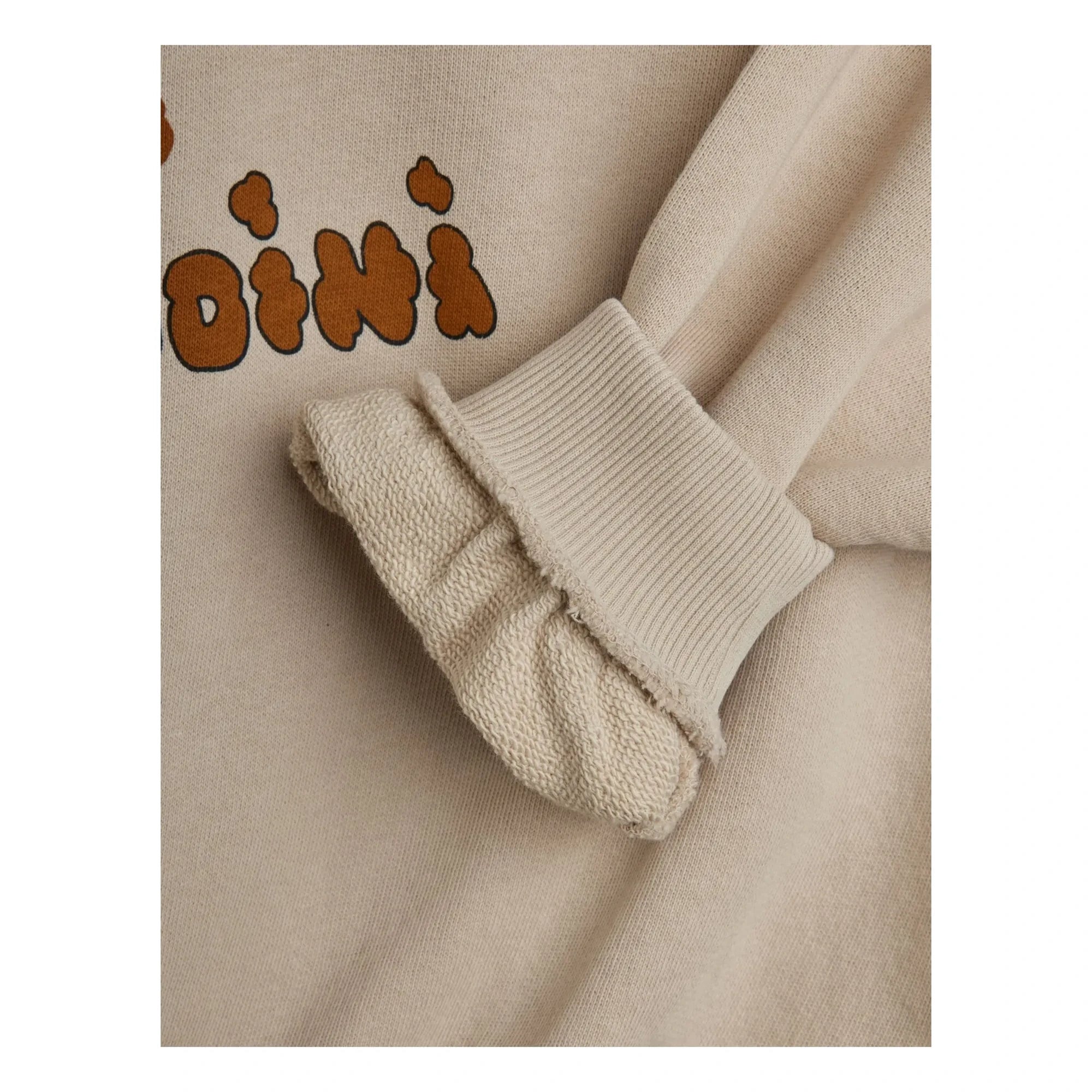 Mini Rodini - Doggies Bio-Baumwoll-Sweatshirt | Heather Grau