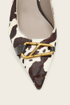 AllSaints Sivri Topuklu Deri Hera Slingback Ayakkabı