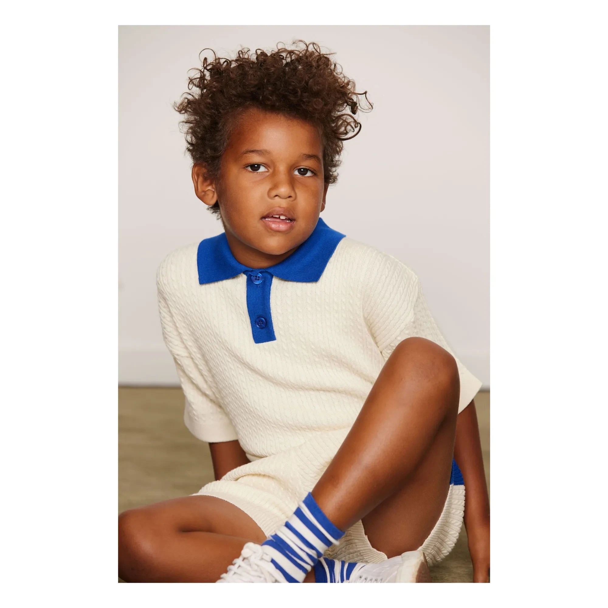Mini Rodini - Bio-Baumwolle 7er Pack Ping Pong Socken | Blau