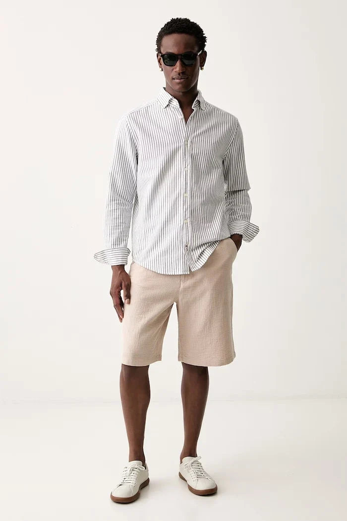AllSaints Erkek Pamuklu Kısa Pantolon TAIKO