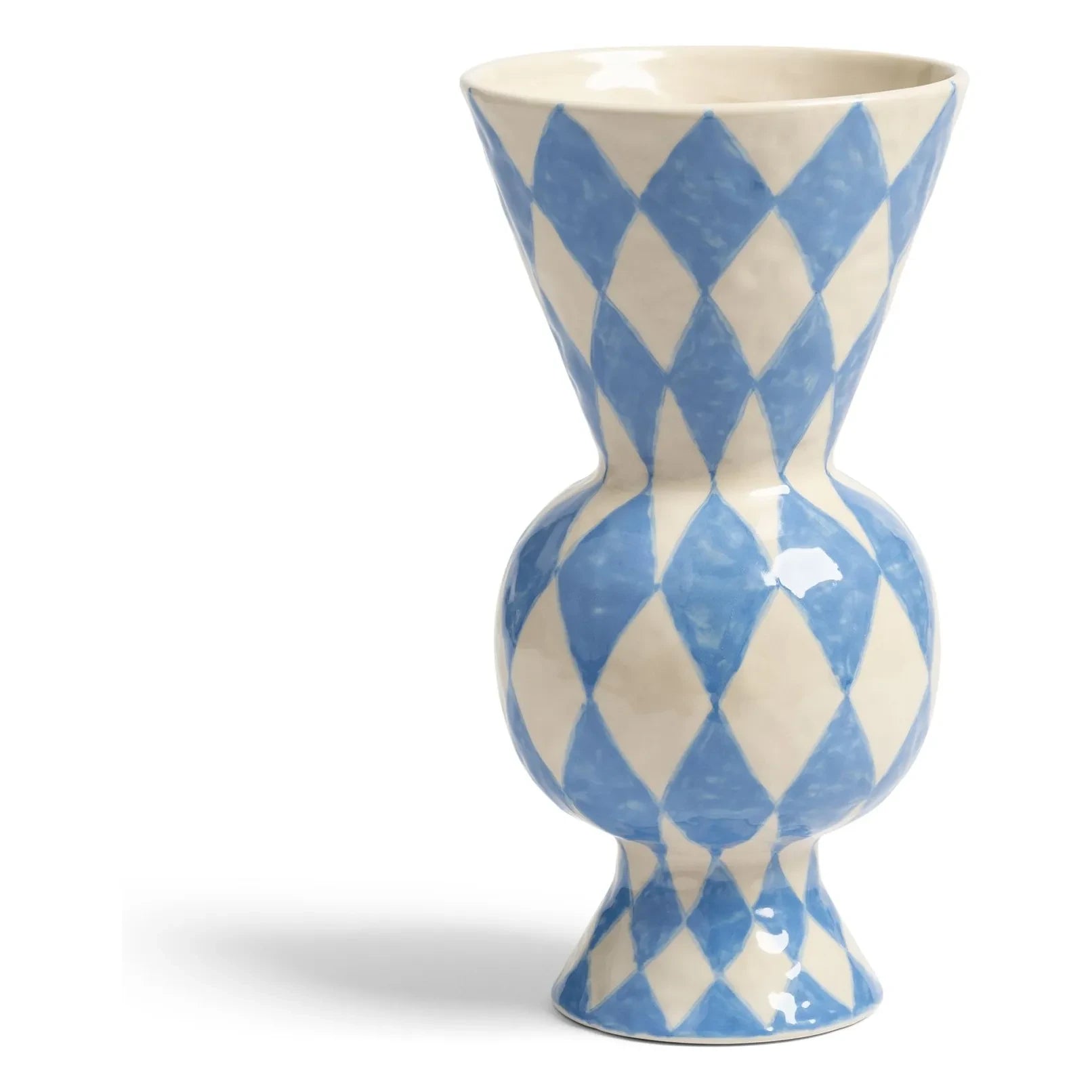&Klevering - Rombische Vase | Blau