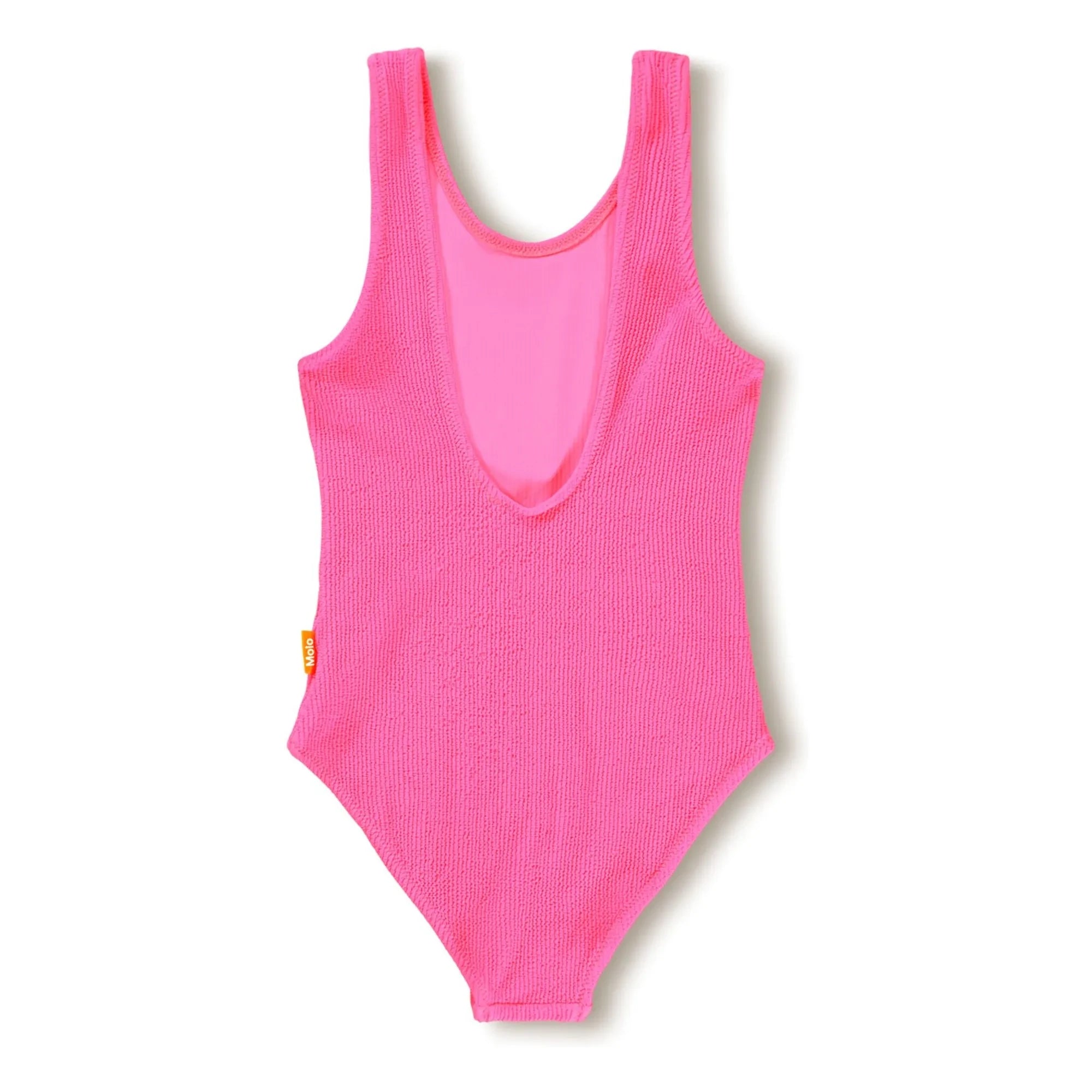 Molo - Gerippter Badeanzug Nika Krep Recycelte Fasern | Fuchsia