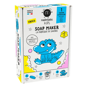 Nailmatic Kids - The Soap Factory Set - Krokodil-Edition - 1 Seife | Blau