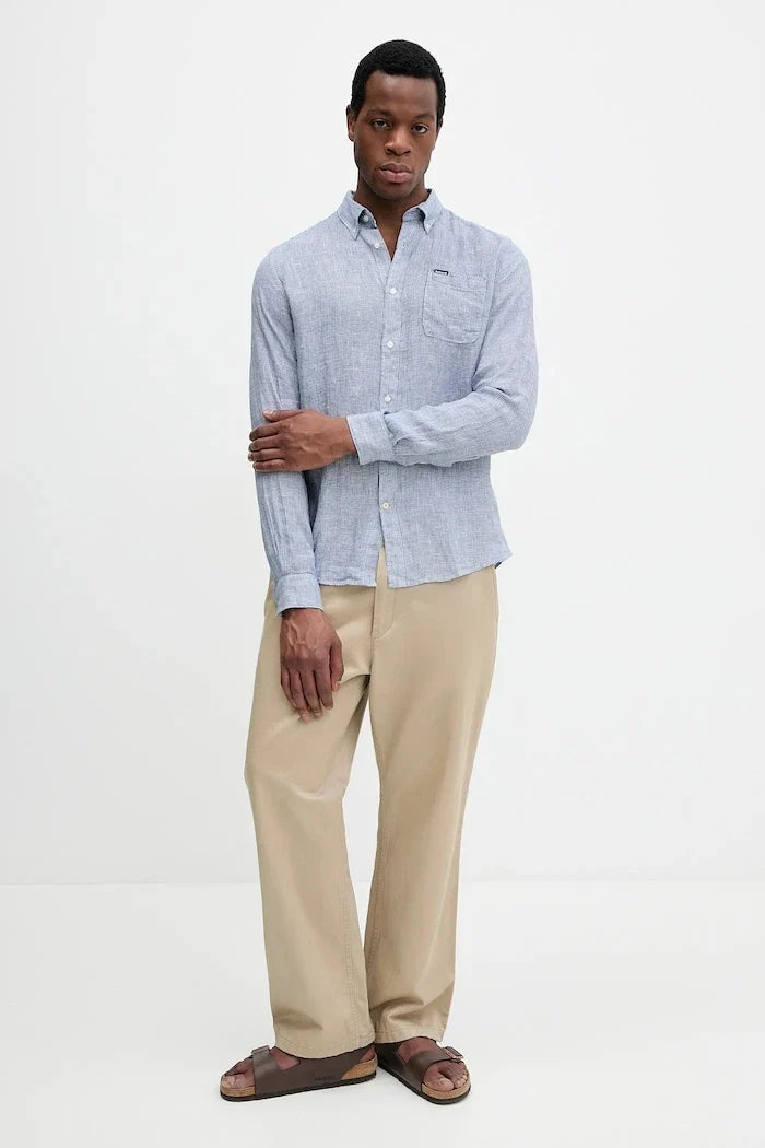 Barbour Linton Tailored Keten Gömlek
