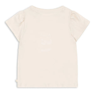 Konges Sløjd - Famo Cat Bio-Baumwoll T-Shirt | Beige