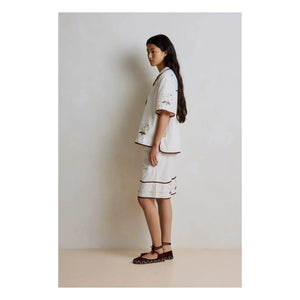 Hod - Capri-Baumwollhemd | Creme