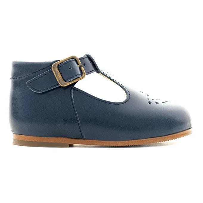 Poppée - Milton T-Bar Mary Janes | Marineblau