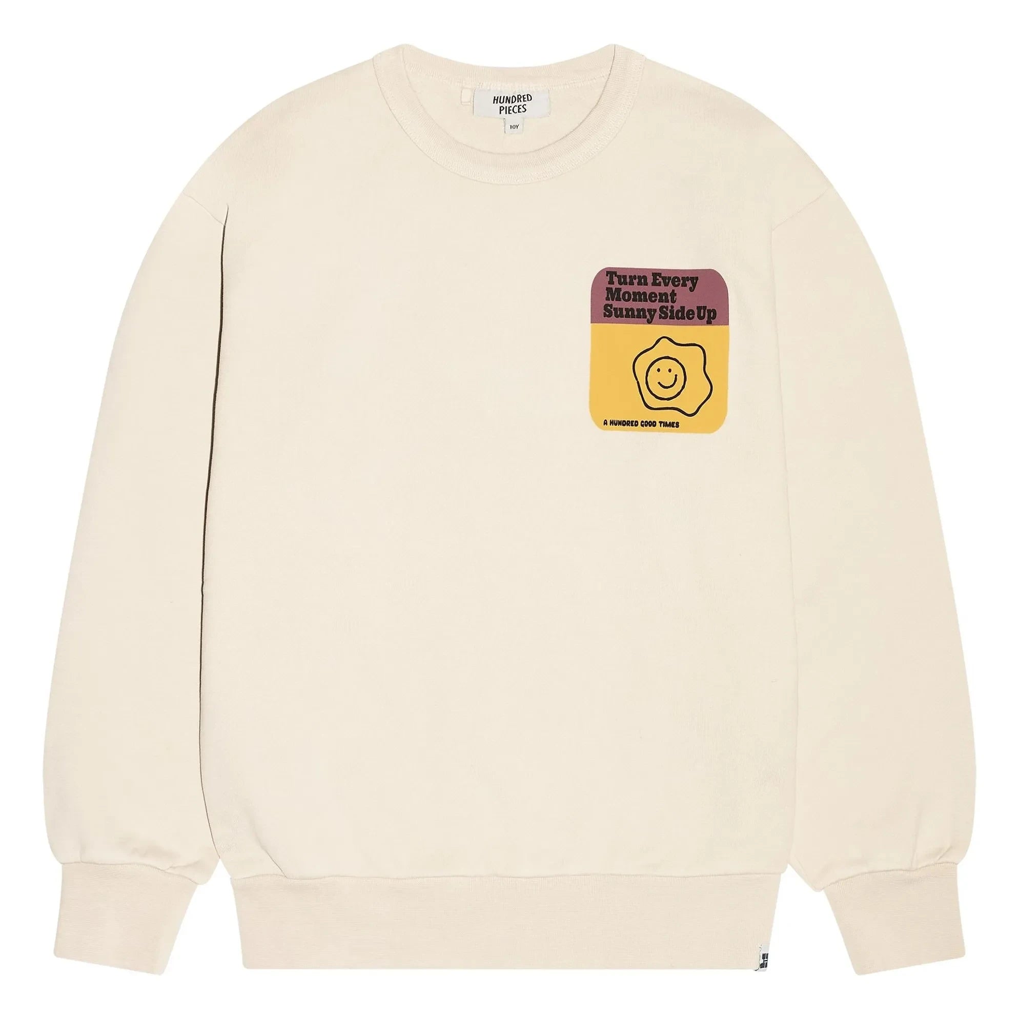 Hundred Pieces - Ryde Sweatshirt aus Bio-Baumwolle | Natur
