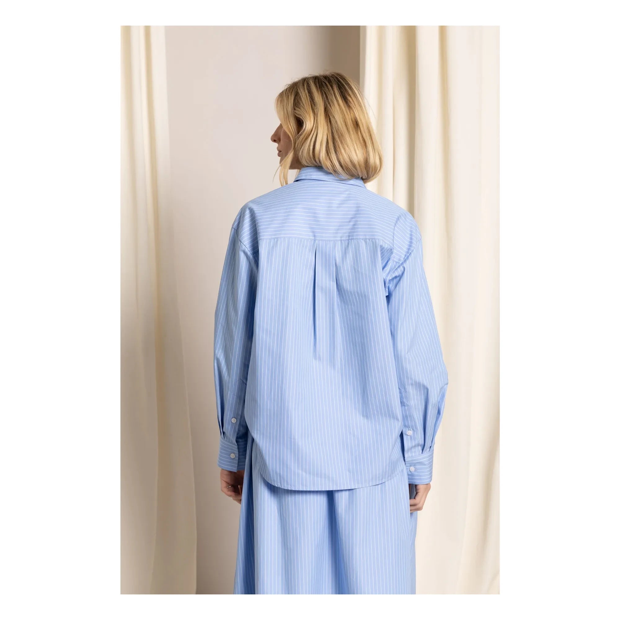 Smallable Woman - Kanel Gestreiftes Hemd | Hellblau