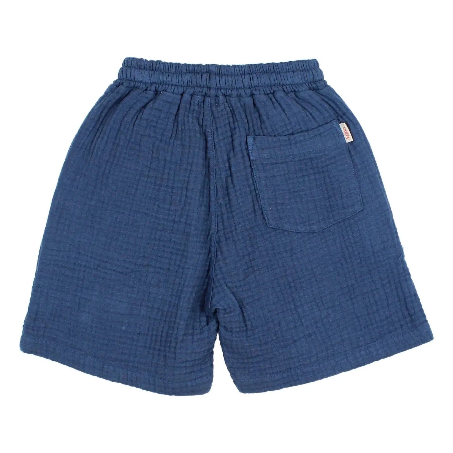 Búho - Baumwoll-Gaze Bermuda-Shorts | Marine