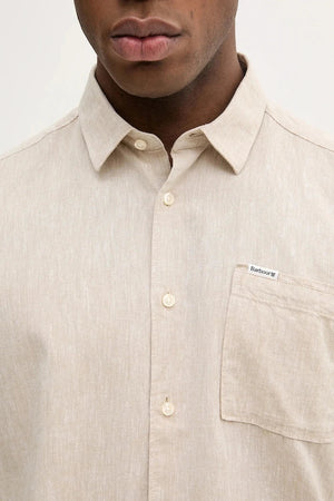 Barbour erkek keten gömlek Shirt Dept - Summer