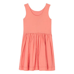 Petit Bateau - Bio-Baumwoll-Rippkleid | Koralle