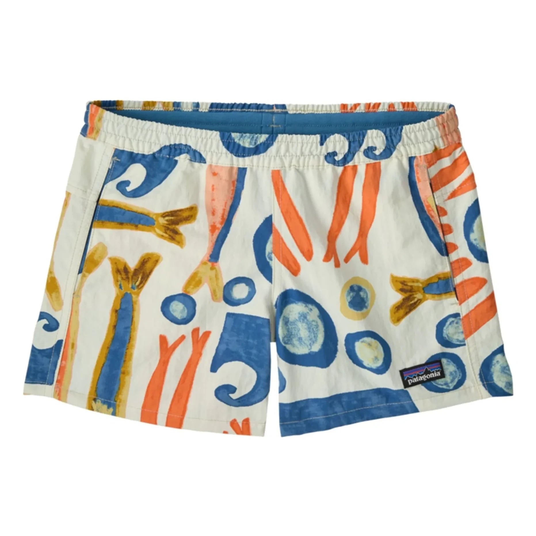 Patagonia - Baggies Sardines Badeshorts aus recycelten Fasern | Ecru