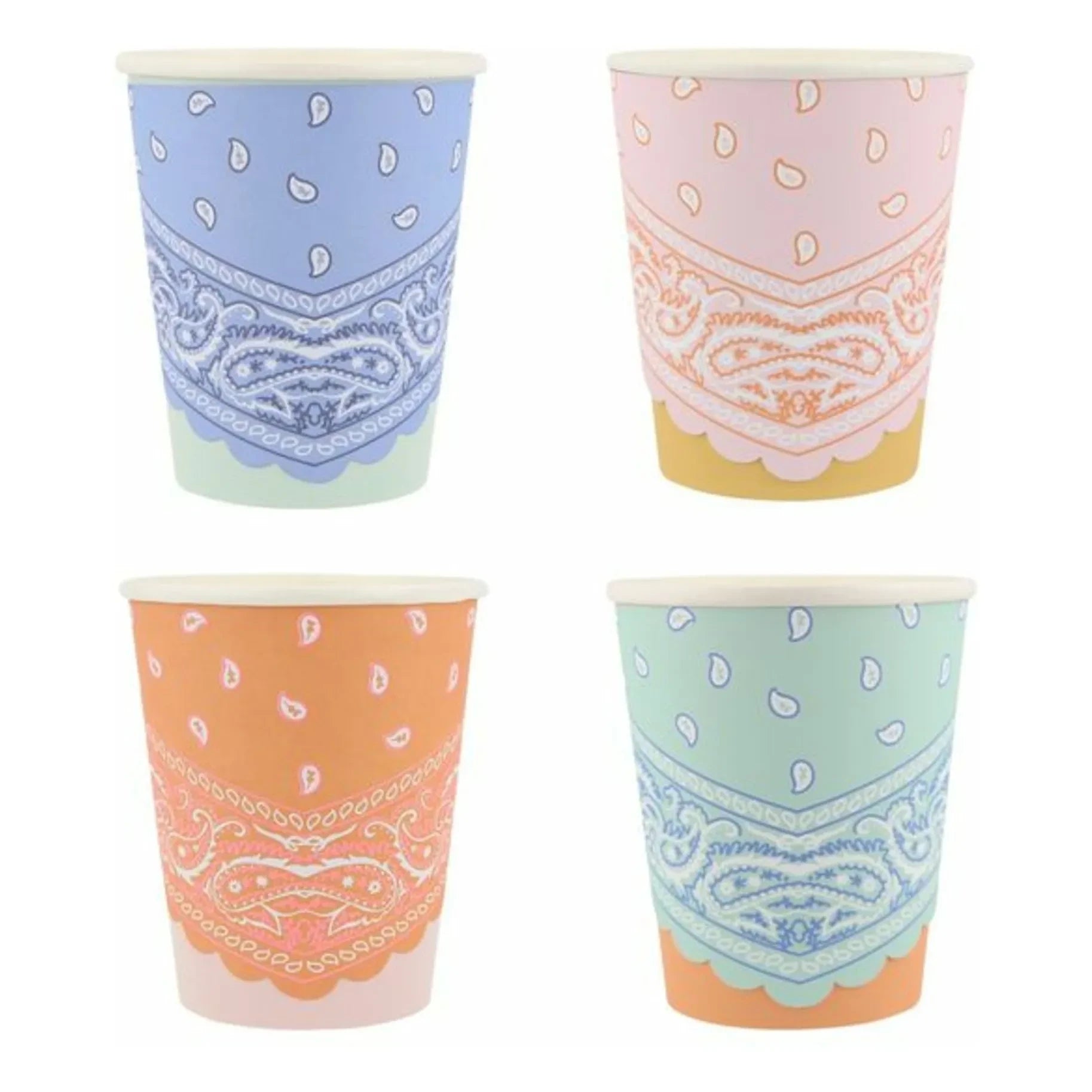 Meri Meri - Westen Becher - 8er Set