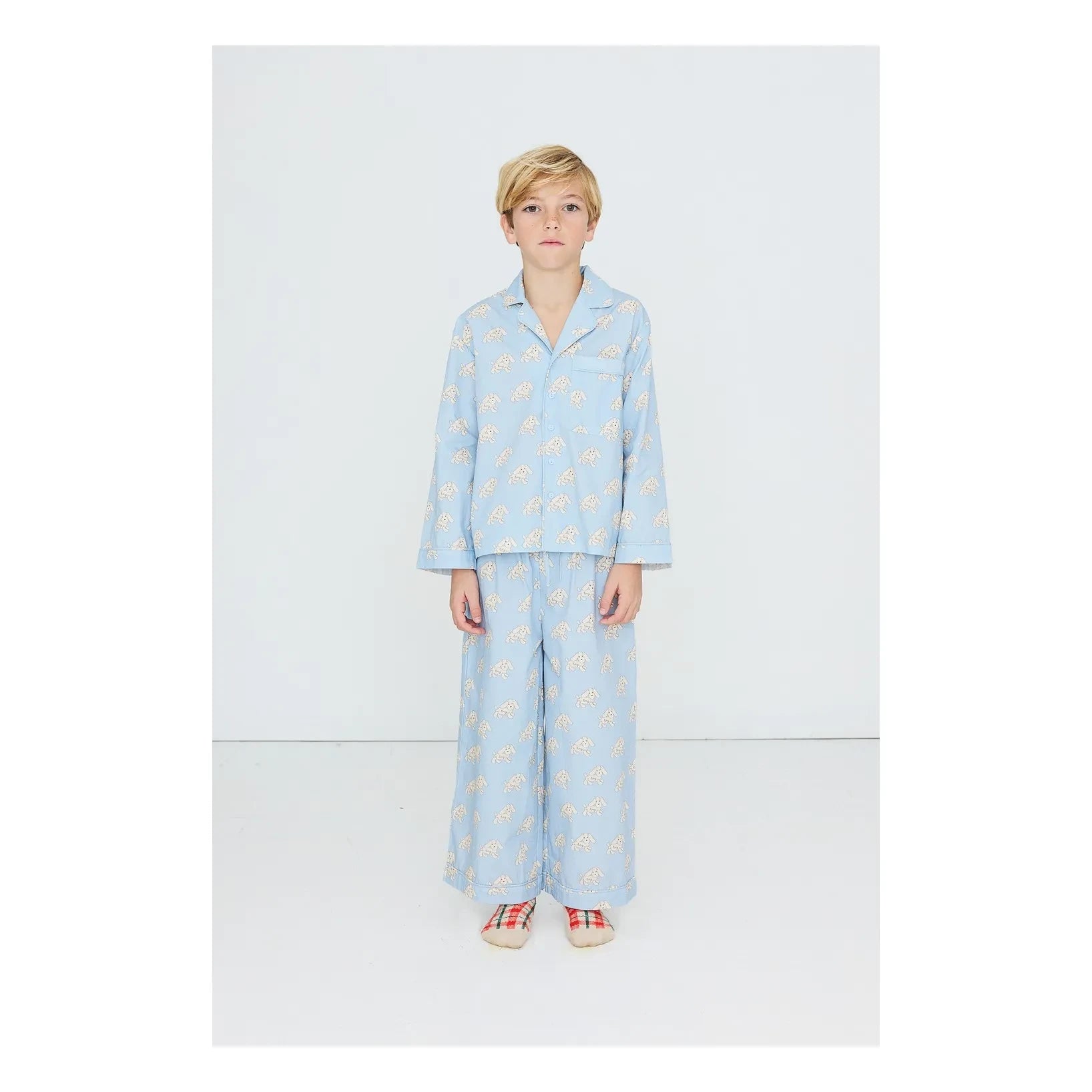 Tinycottons - Hellblauer Hundepyjama
