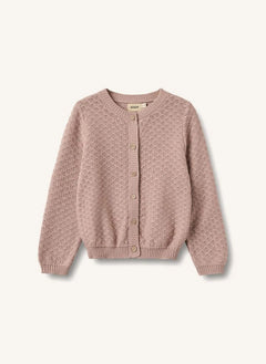 Wheat - Magnella Bio-Baumwoll-Strickjacke | Puderrosa