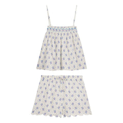 Louise Misha - Minala Pyjama aus Bio-Baumwolle | Creme
