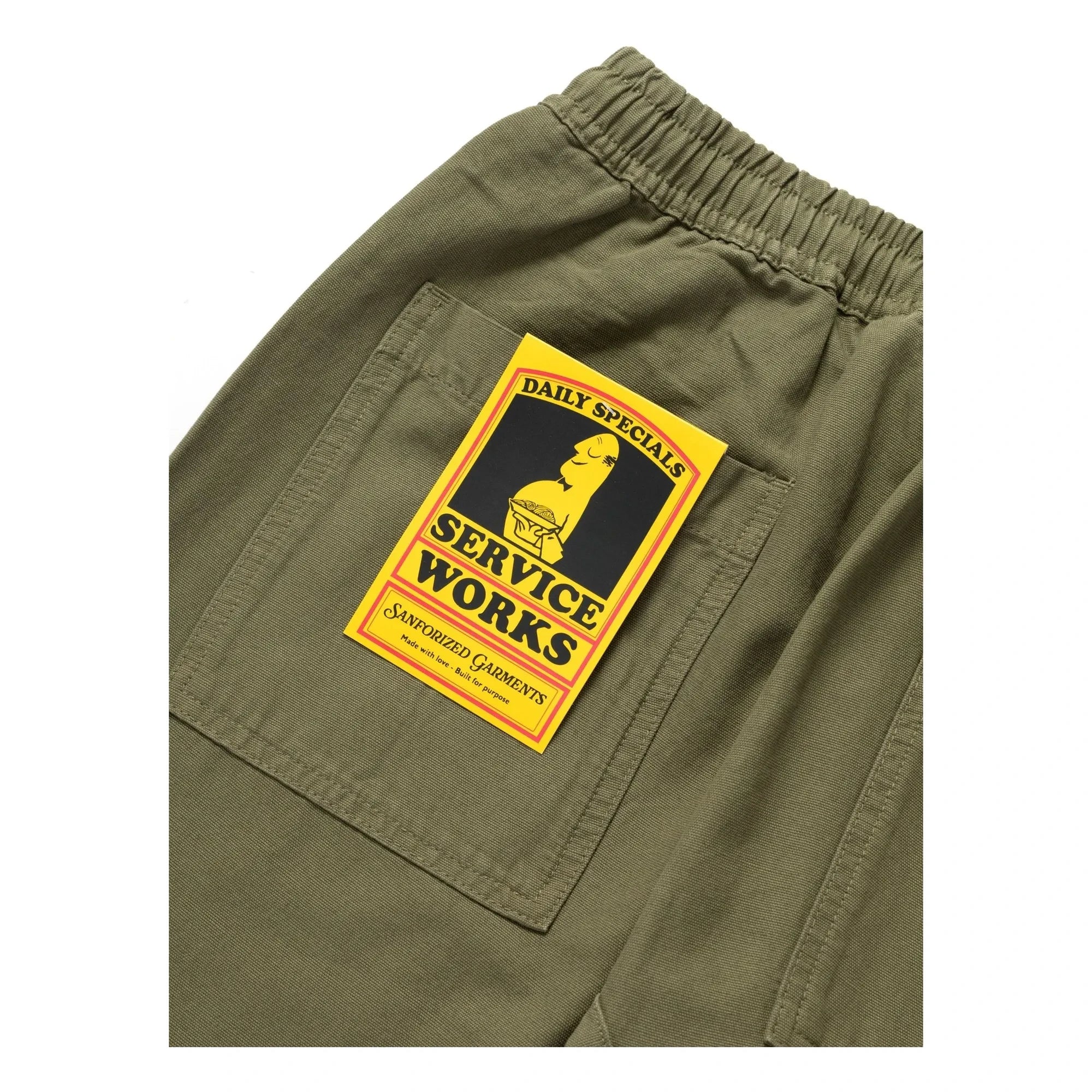Service Works - Classic Chef Pants aus Bio-Baumwolle | Olivgrün