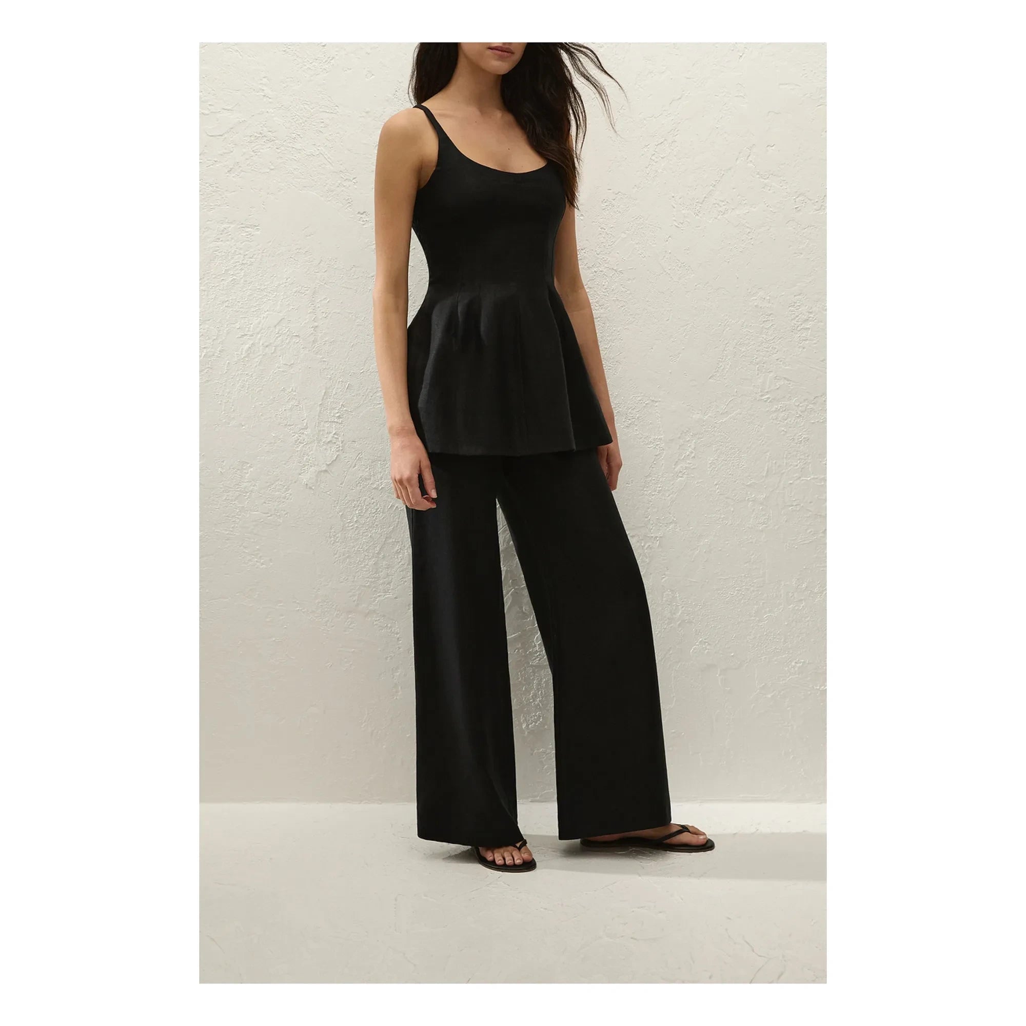 Faithfull the Brand - Syna Leinenhose | Schwarz