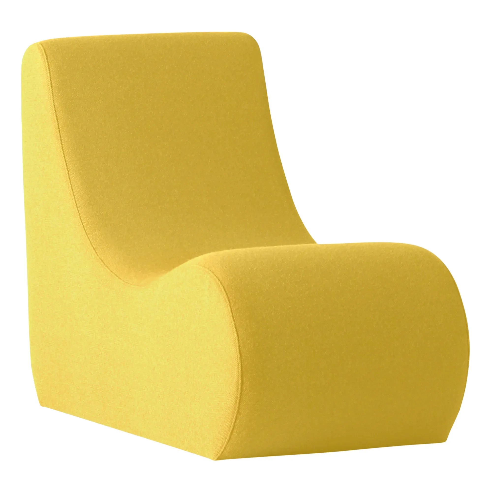Verpan - Welle 2 Lounge Sessel | Gelb