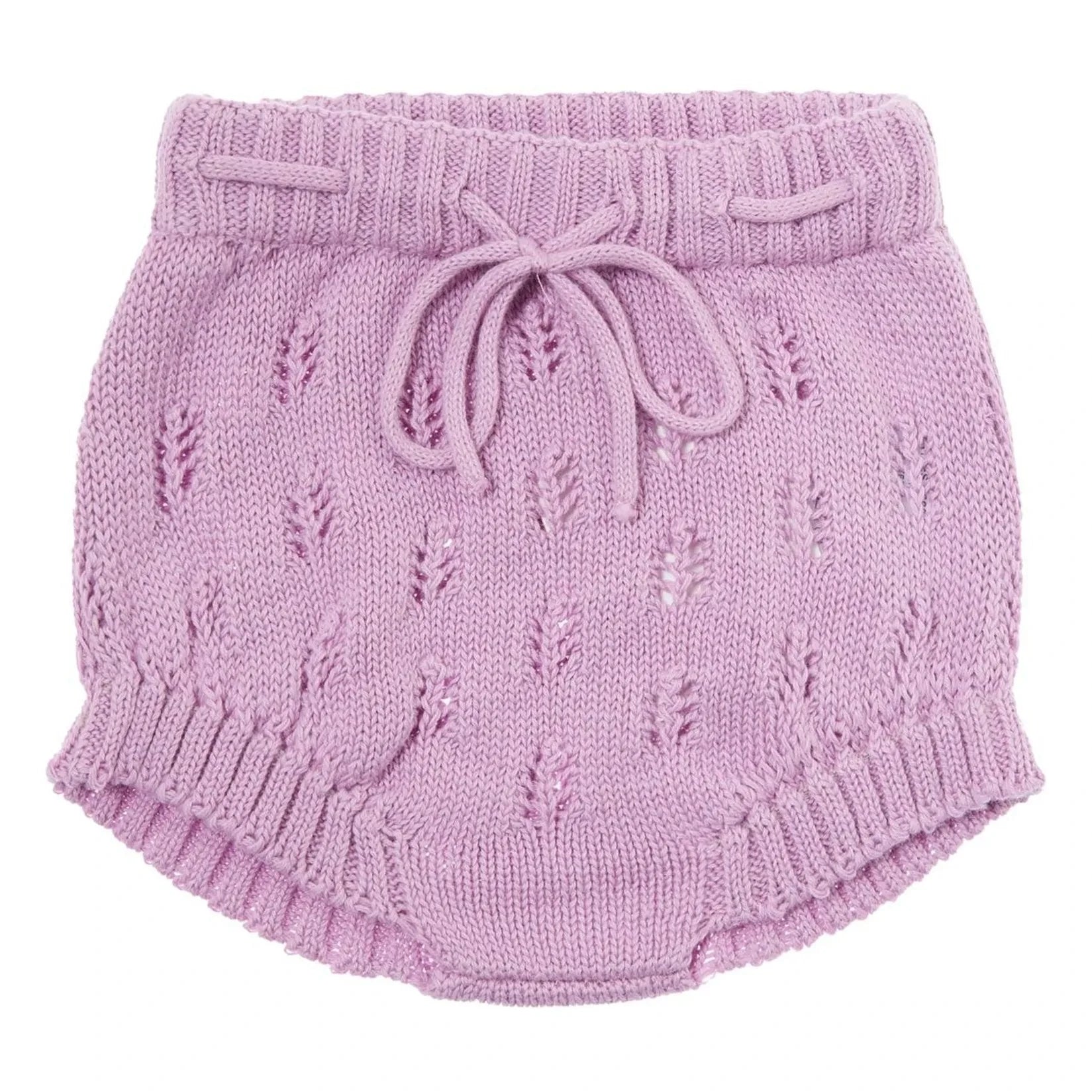 Tocoto Vintage - Gestrickte Bloomers | Flieder