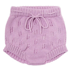 Tocoto Vintage - Gestrickte Bloomers | Flieder