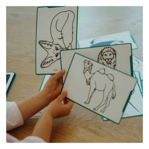 Kidywolf - Kidydraw Mini Zeichentafel | Dunkelgrün