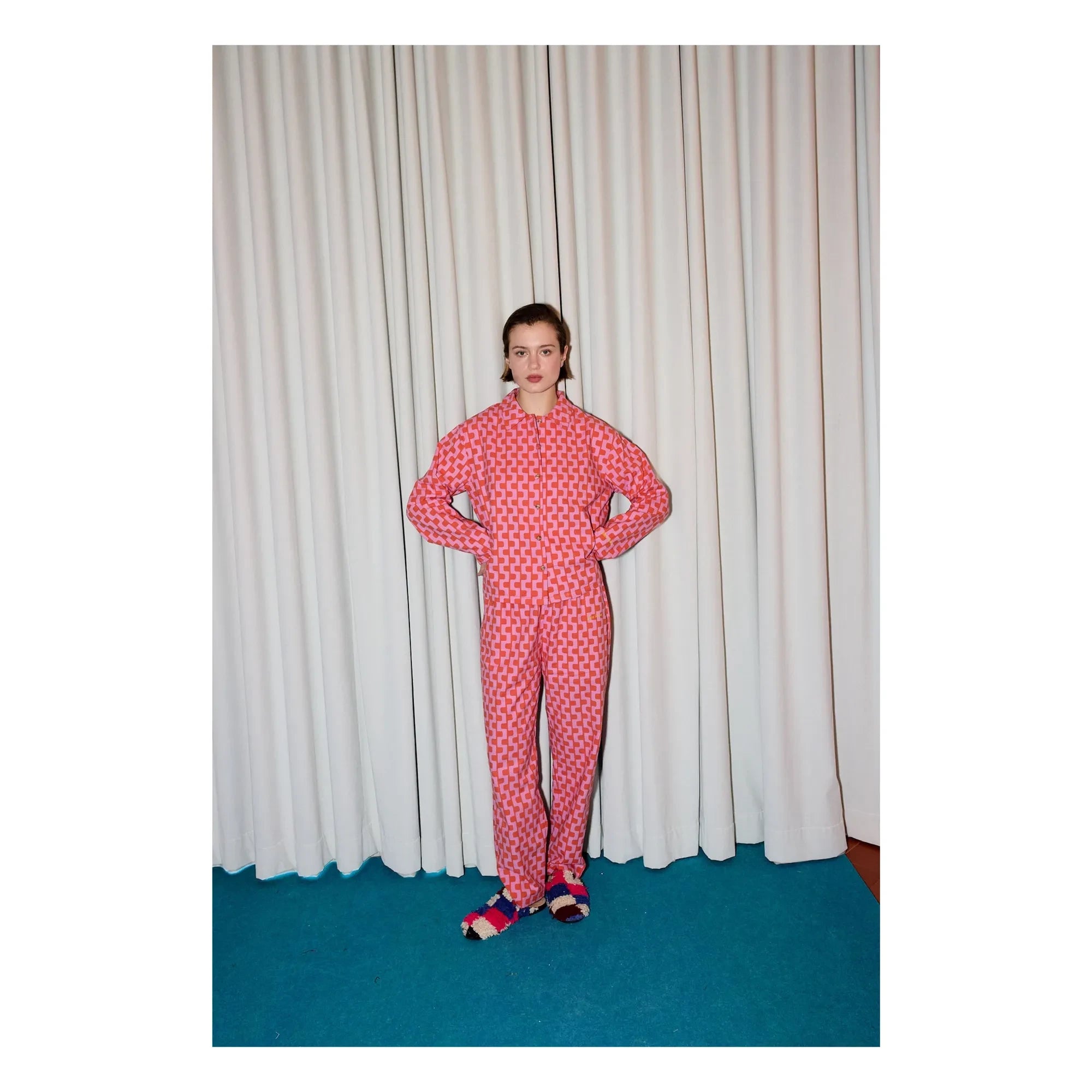 Bobo Choses - Pyjama Chain Bio-Baumwolle | Rosa