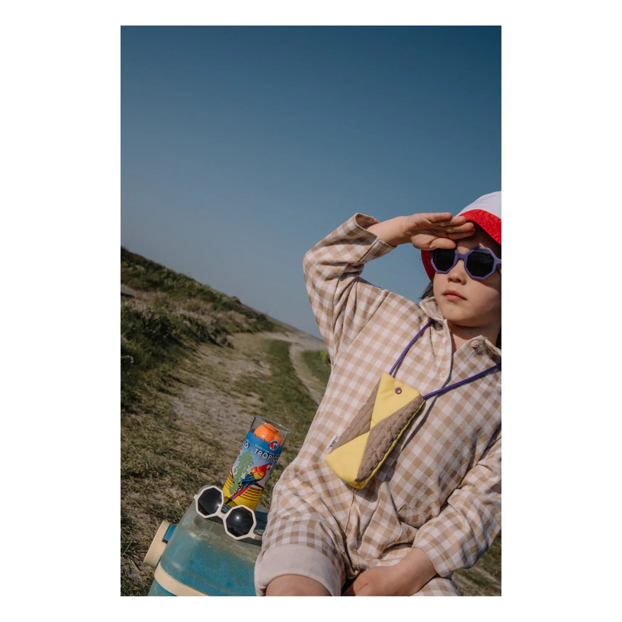 Mini Kyomo - YEYE x Mini Kyomo Lila Sonnenbrille und Etui