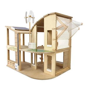 Plan Toys - Umweltfreundliches Puppenhaus mit Möbeln