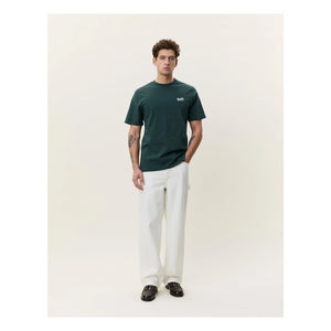 Les Deux - T-Shirt Café | Dunkelgrün