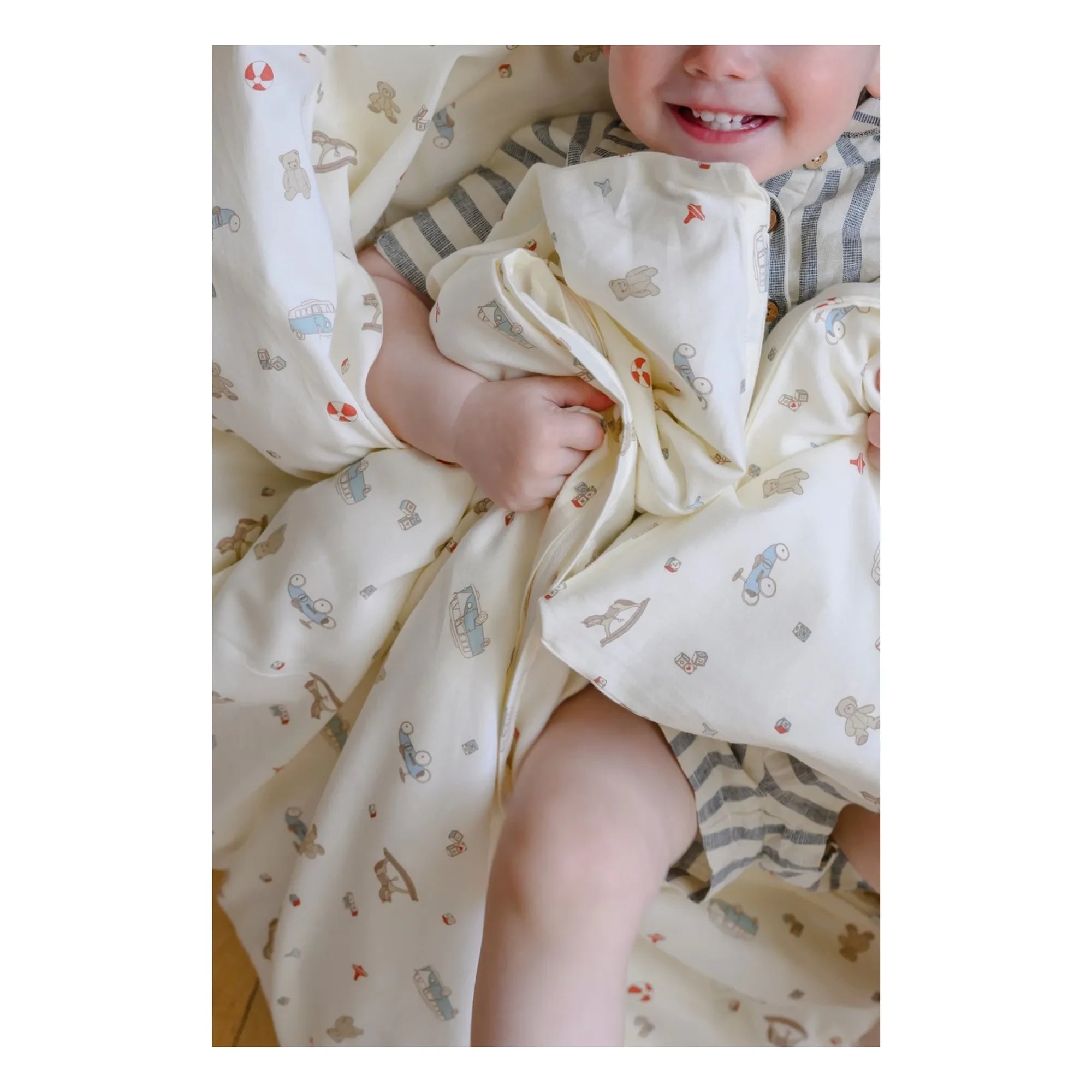 Cam Cam - Vintage Toys Bettwäsche | Beige