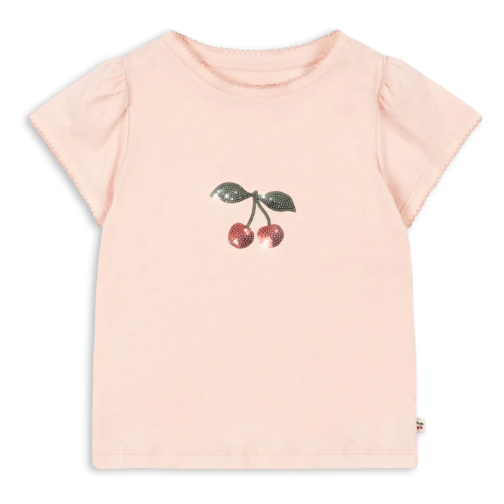 Konges Sløjd - Famo Cherry Bio-Baumwoll-T-Shirt | Rosa