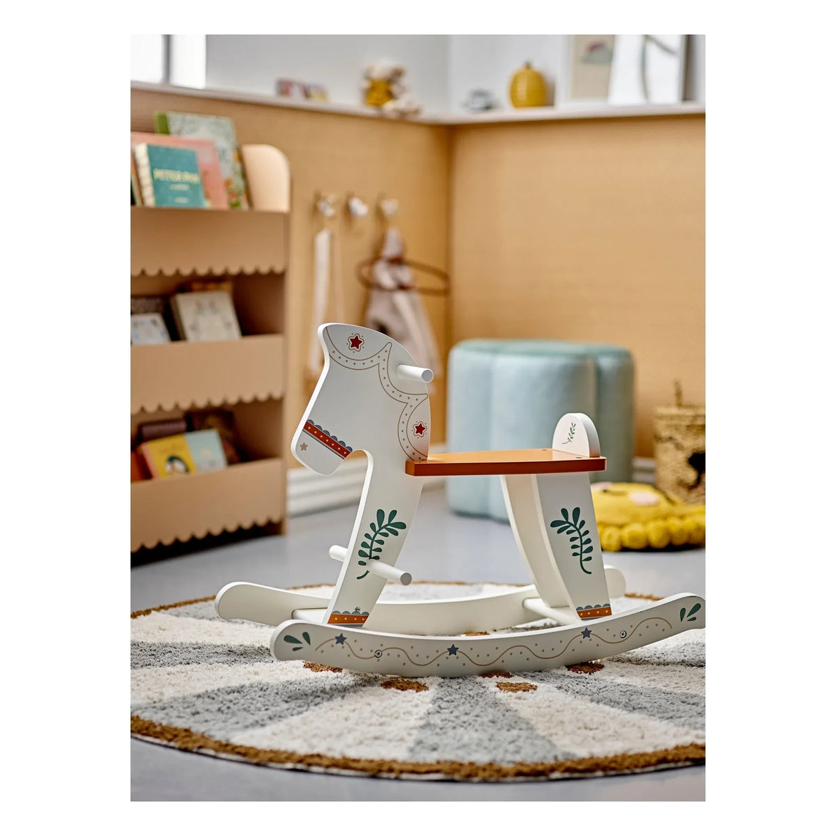 Bloomingville Mini - Ruddy Schaukelpferd | Weiß