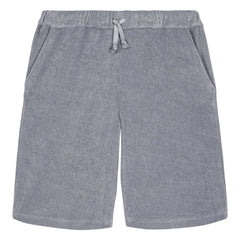 Studio Bohème – Shorts Basile aus Bio-Baumwollfrottee | Graublau